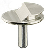 SEM pin stub Ø12.7 diametro con 38° per FEI FIB, aluminio