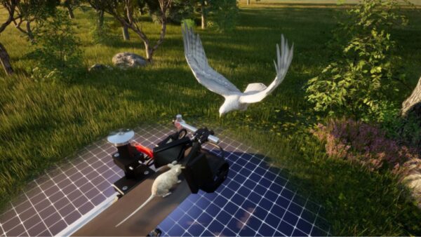 Moculus, sistema di realtà virtuale per topi, usato per correlare stimoli sensoriali e attività neuronale in tempo reale.