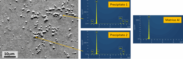 alluminio, sem, eds, microanalisi, microscopio elettronico, microscopio, microscopio elettronico a scansione, sem, eds, coxem, ciqtek