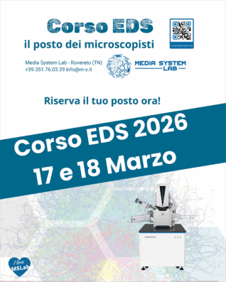 corso EDS, microanalisi, microscopia elettronica