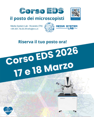 corso EDS, microanalisi, microscopia elettronica