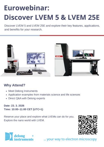 delong instruments, tem, microscopio elettronico, microscopia elettronica., stem, sem, eds, diffrazione