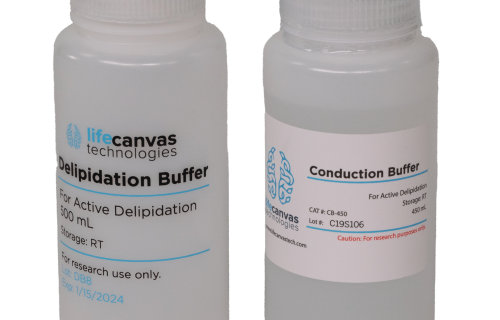 kit labeling buffers, tissue clearing life canvas, light sheet, smart batch+, organoidi